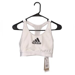 Adidas White Sports Bra